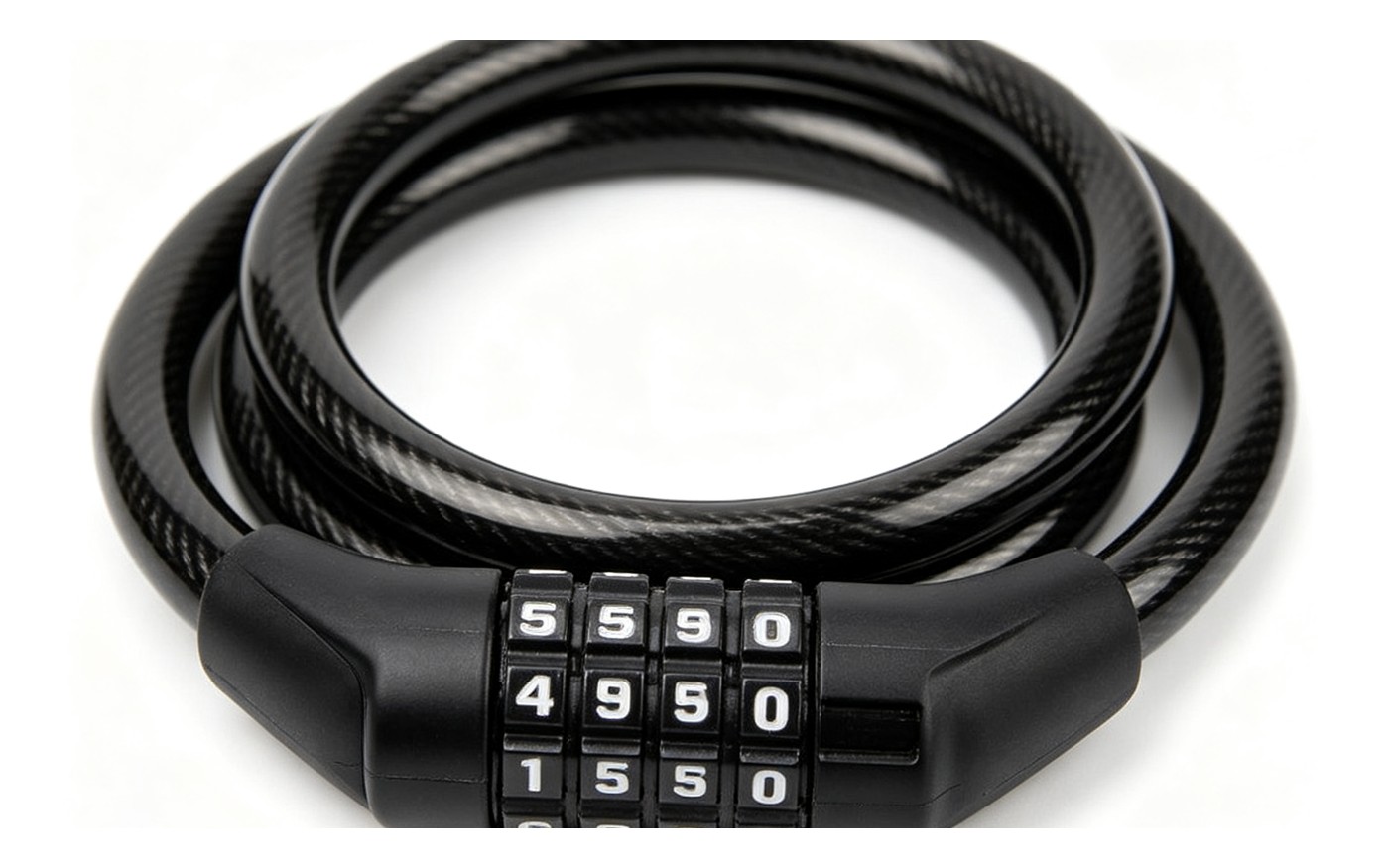 Coiled Combination Cable Lock
