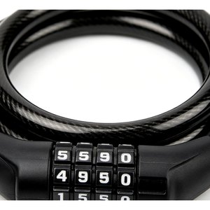 Coiled Combination Cable Lock
