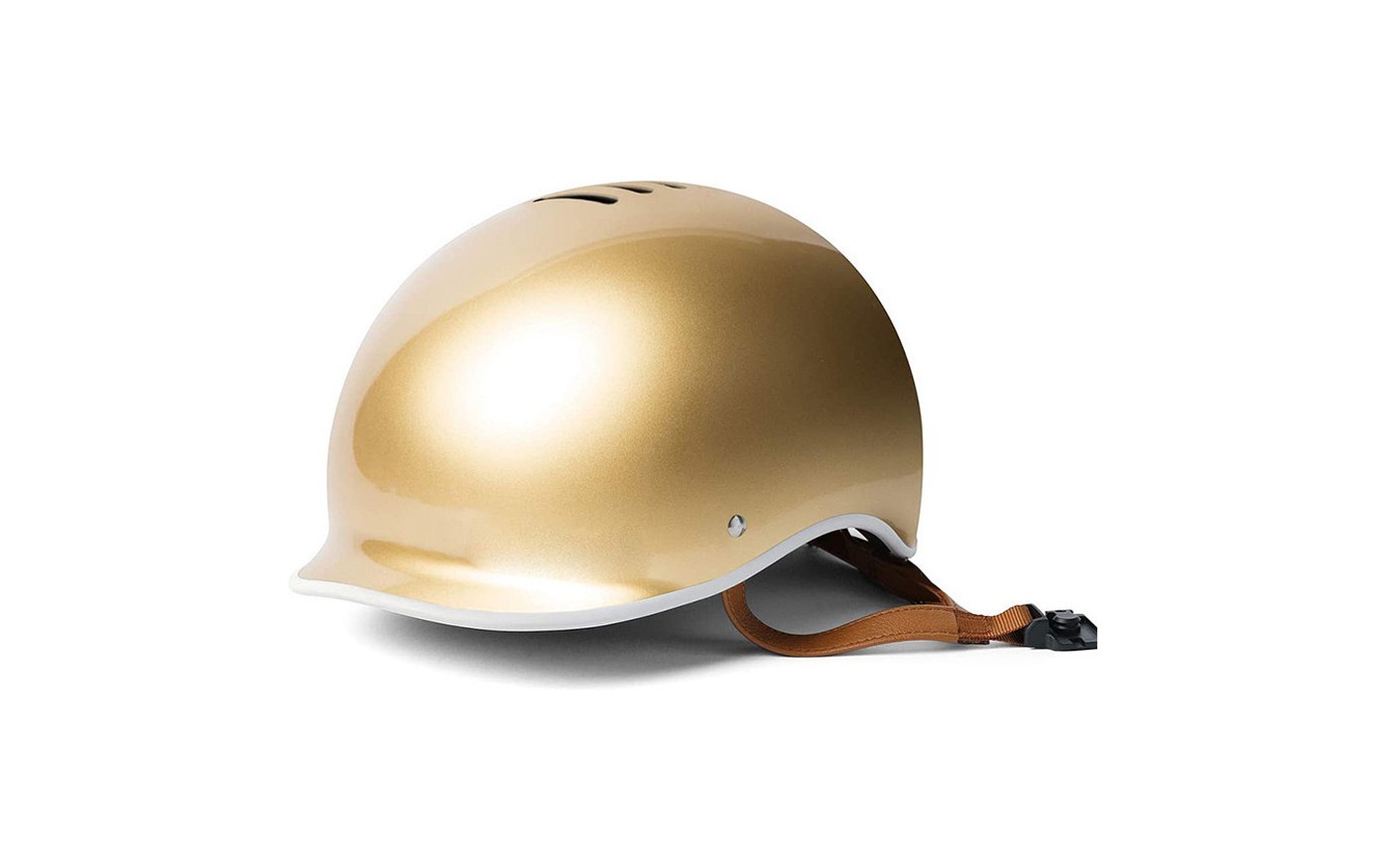 Gold Urban Cycling Helmet - Main product image