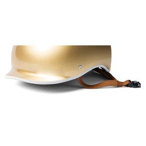 Gold Urban Cycling Helmet - Strap and lower fit detail