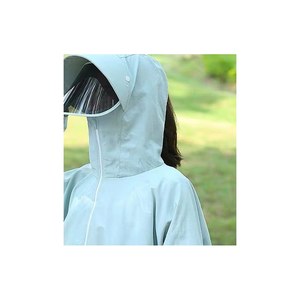 Hooded Cycling Sun Hat - Fabric and fit detail