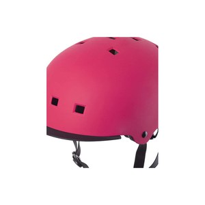 Pink Commuter Cycling Helmet - Shell profile detail