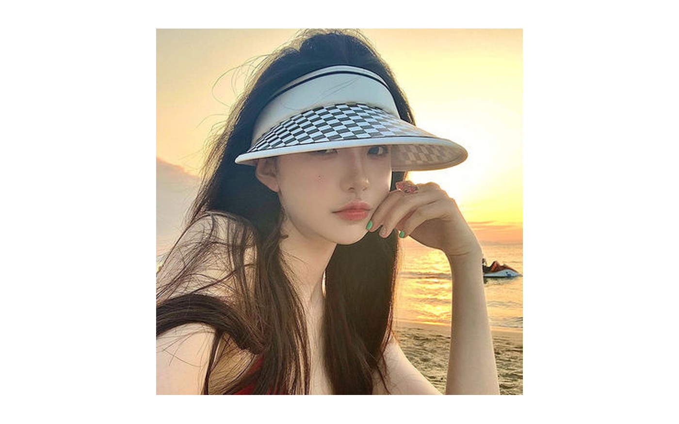 UV Visor Cycling Hat - Main product image