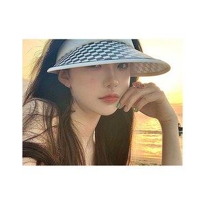 UV Visor Cycling Hat - Top / brim detail