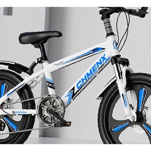 White Blue Youth Mountain Bike